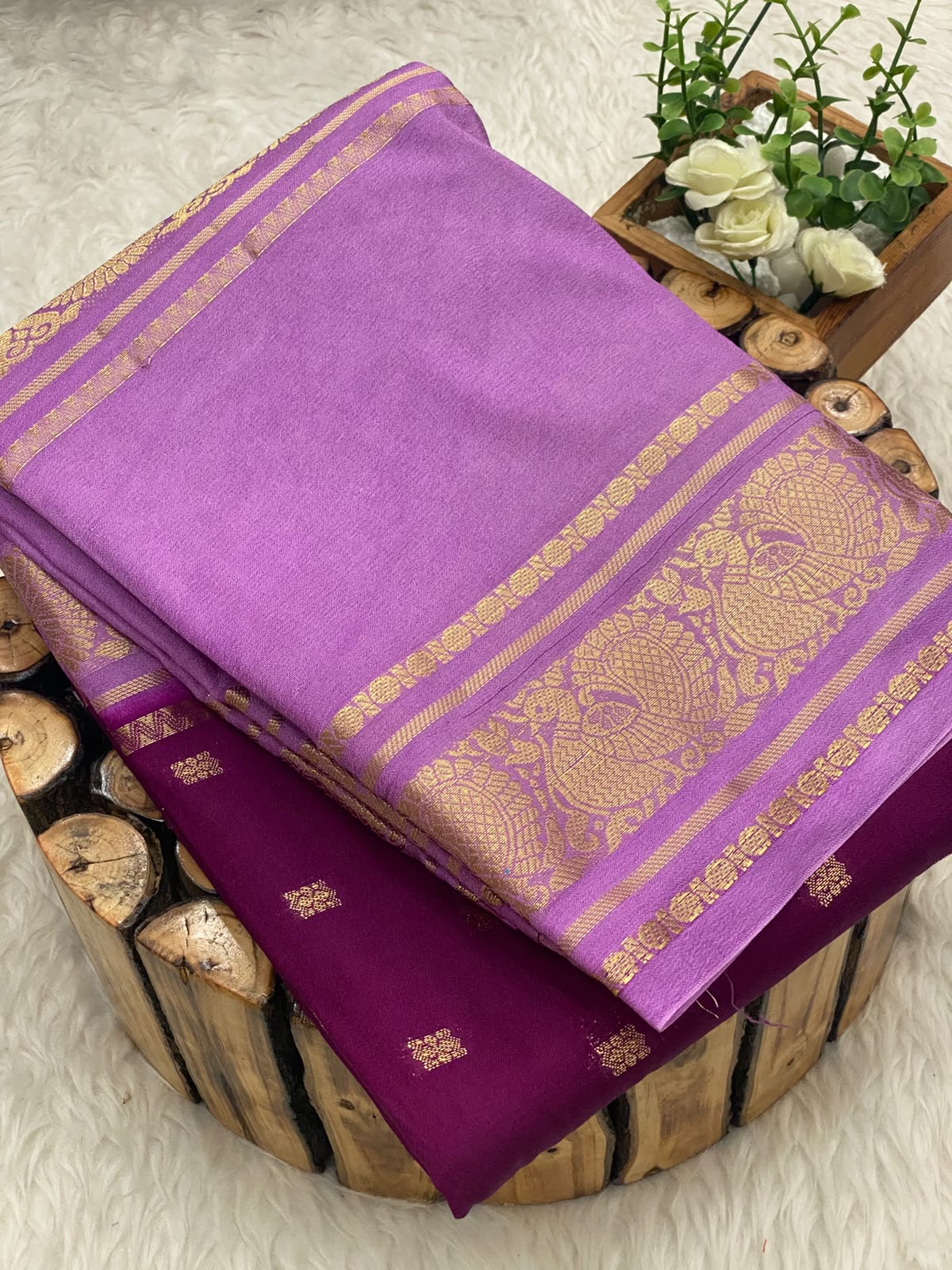Mysore Crepe Silk Sarees - vol1