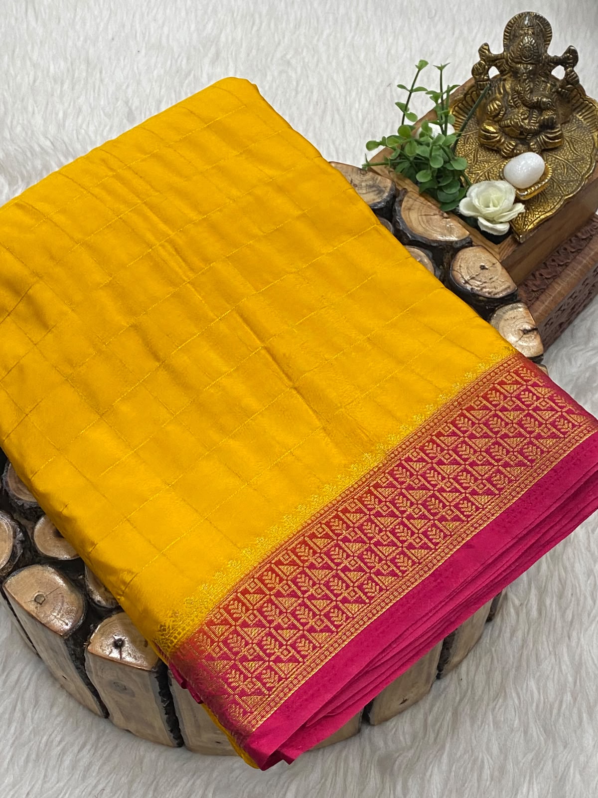 Mysore Crepe Checks