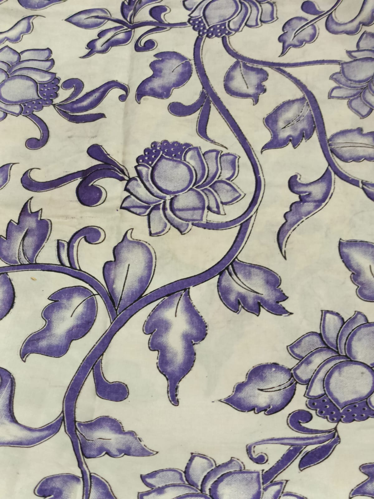 Chennuri Silk Kalamkari Printed 1 mtr cut blouse