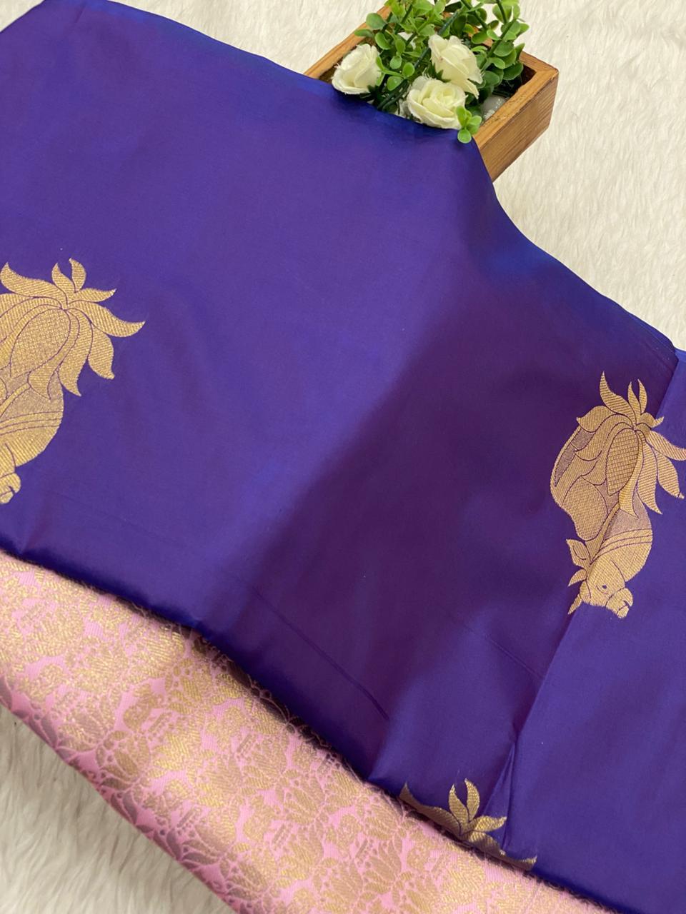 Borderless Soft Silk Saree - vol1