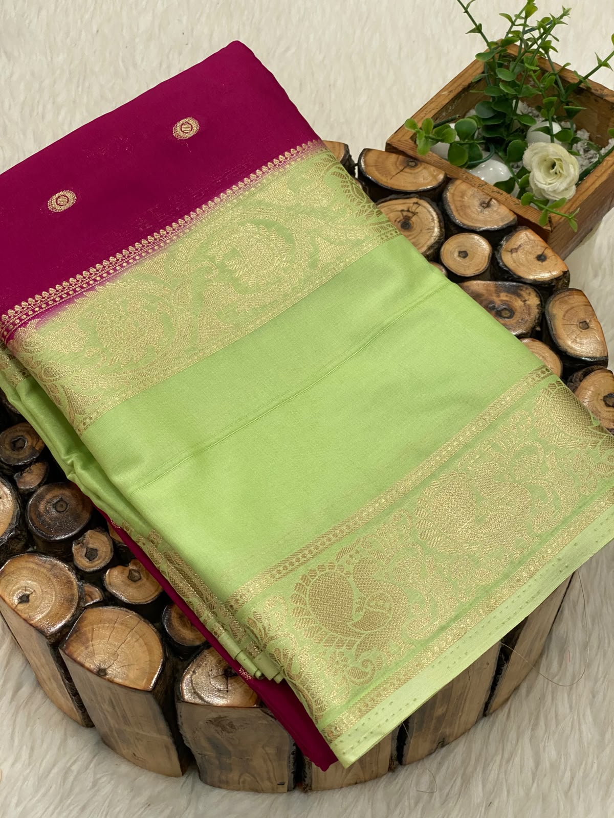 Premium Mysore Crepe Silk Sarees -VOL2