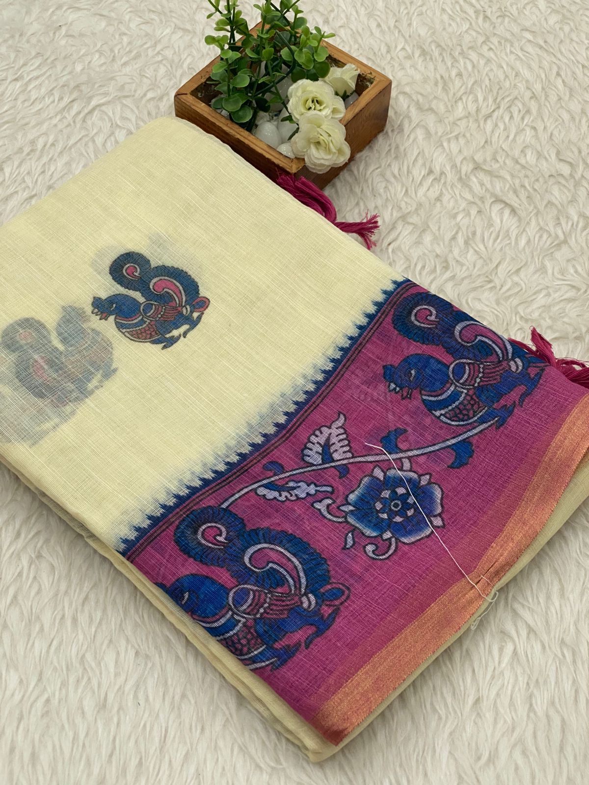 Linen cotton Sarees-vol2