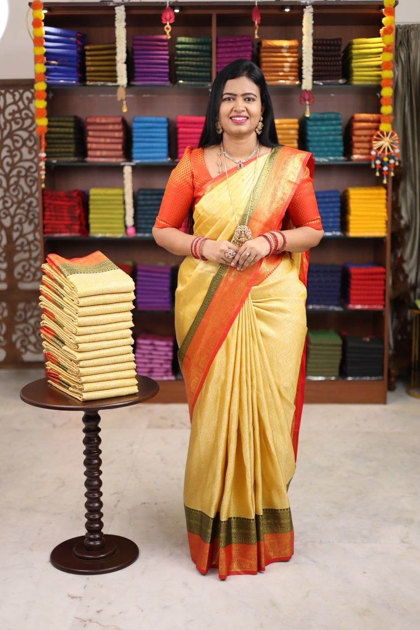 Kanchi Tissue Bridal Sarees