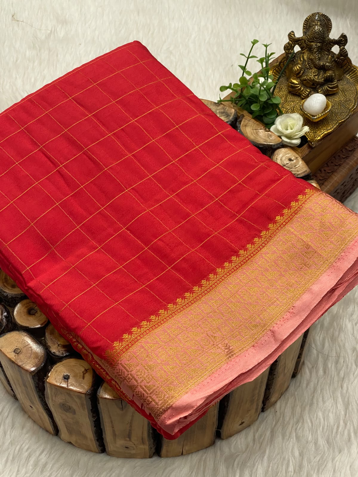 Mysore Crepe Checks