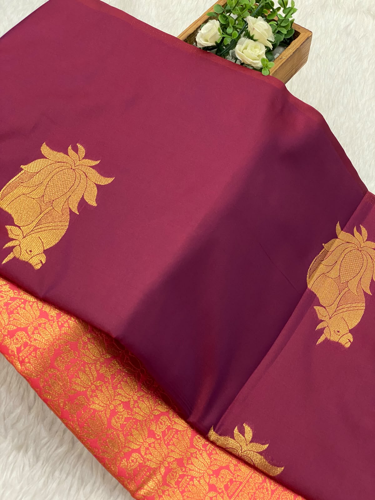 Borderless Soft Silk Saree - vol1