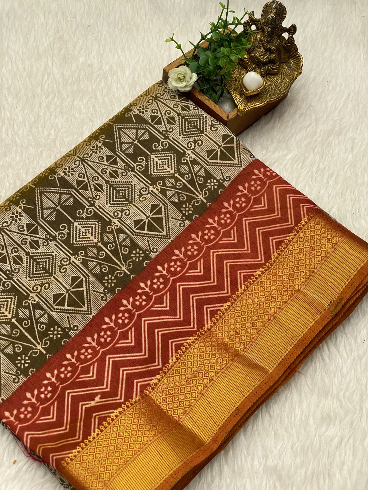Semi Patola Soft Silk Sarees