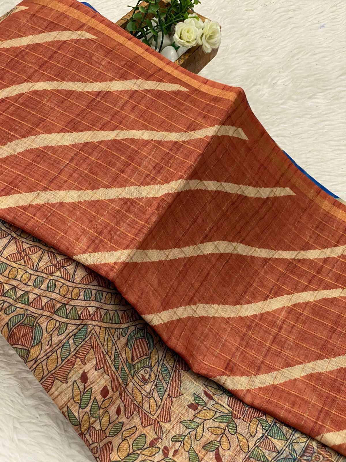 Tussar Linen Cotton Sarees