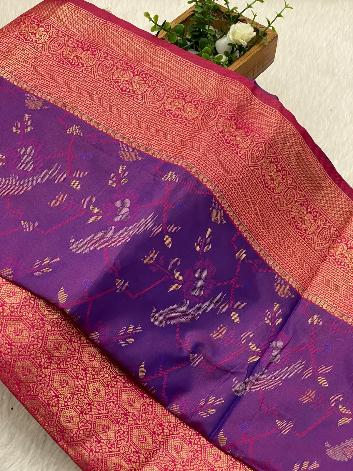 Patola slub silk sarees