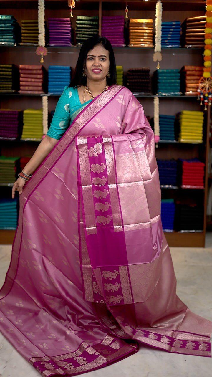 Banarasi Gadwal soft silk saree