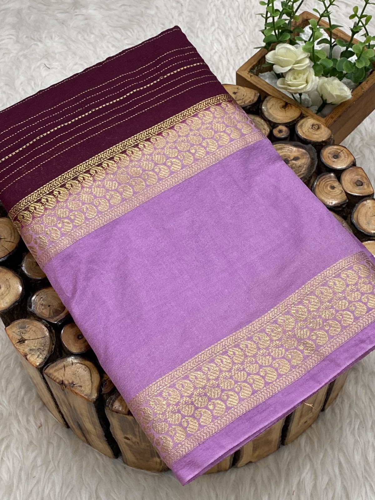 Viscose Crepe Silk Sarees -vol1