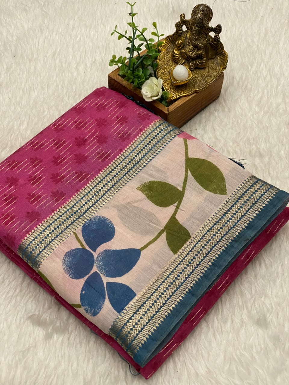 Banarasi Chanderi Cotton Saree
