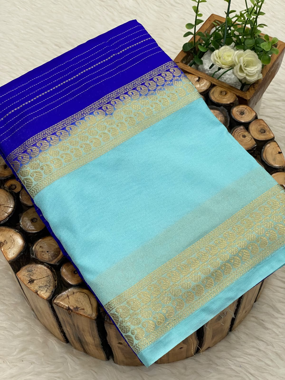 Viscose Crepe Silk Sarees -vol1