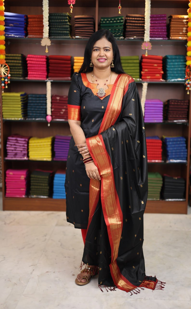Kalyani Semi Silk Meenakari Salwar