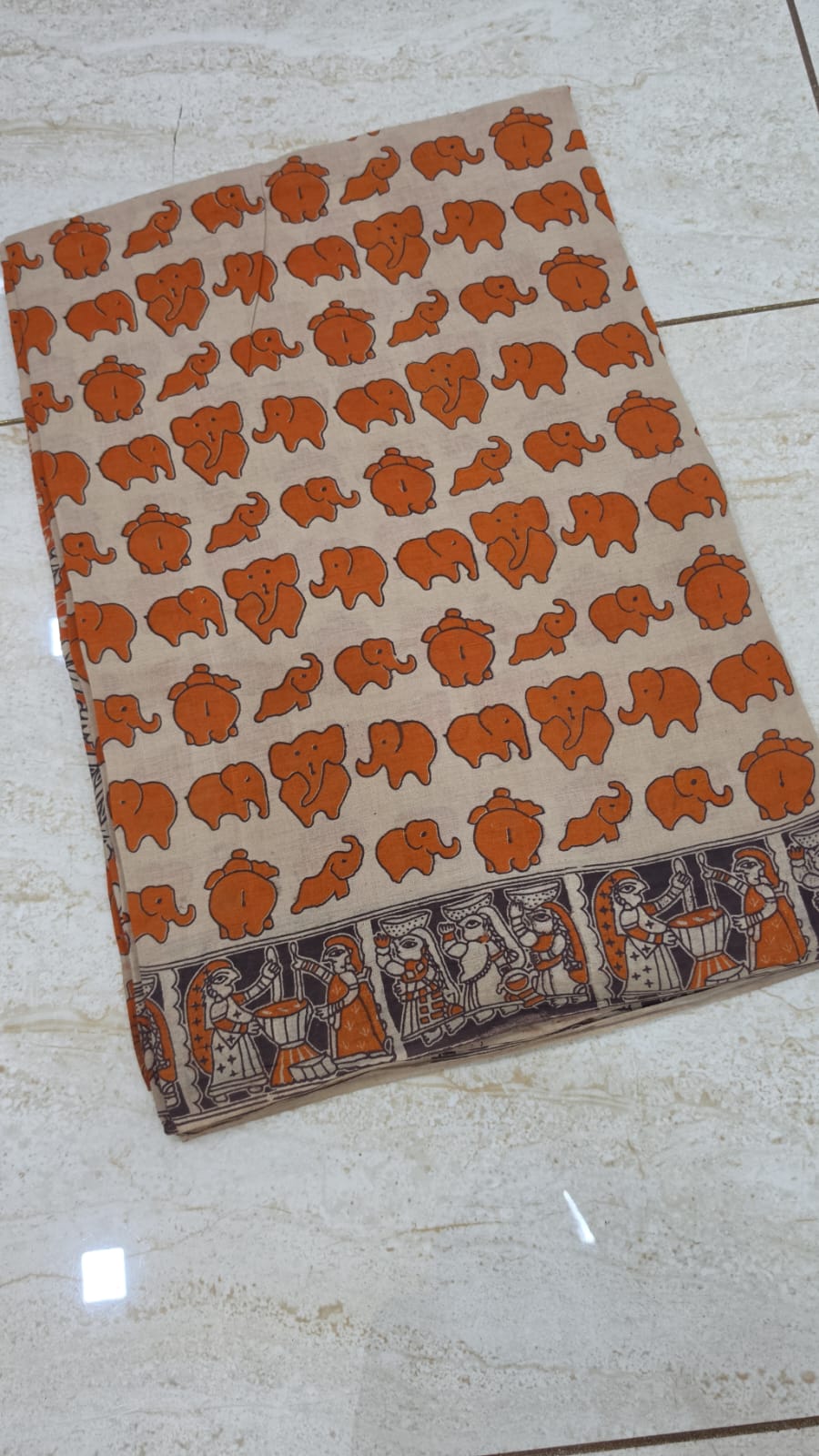 60's Count Premium Kalamkari Cotton Saree