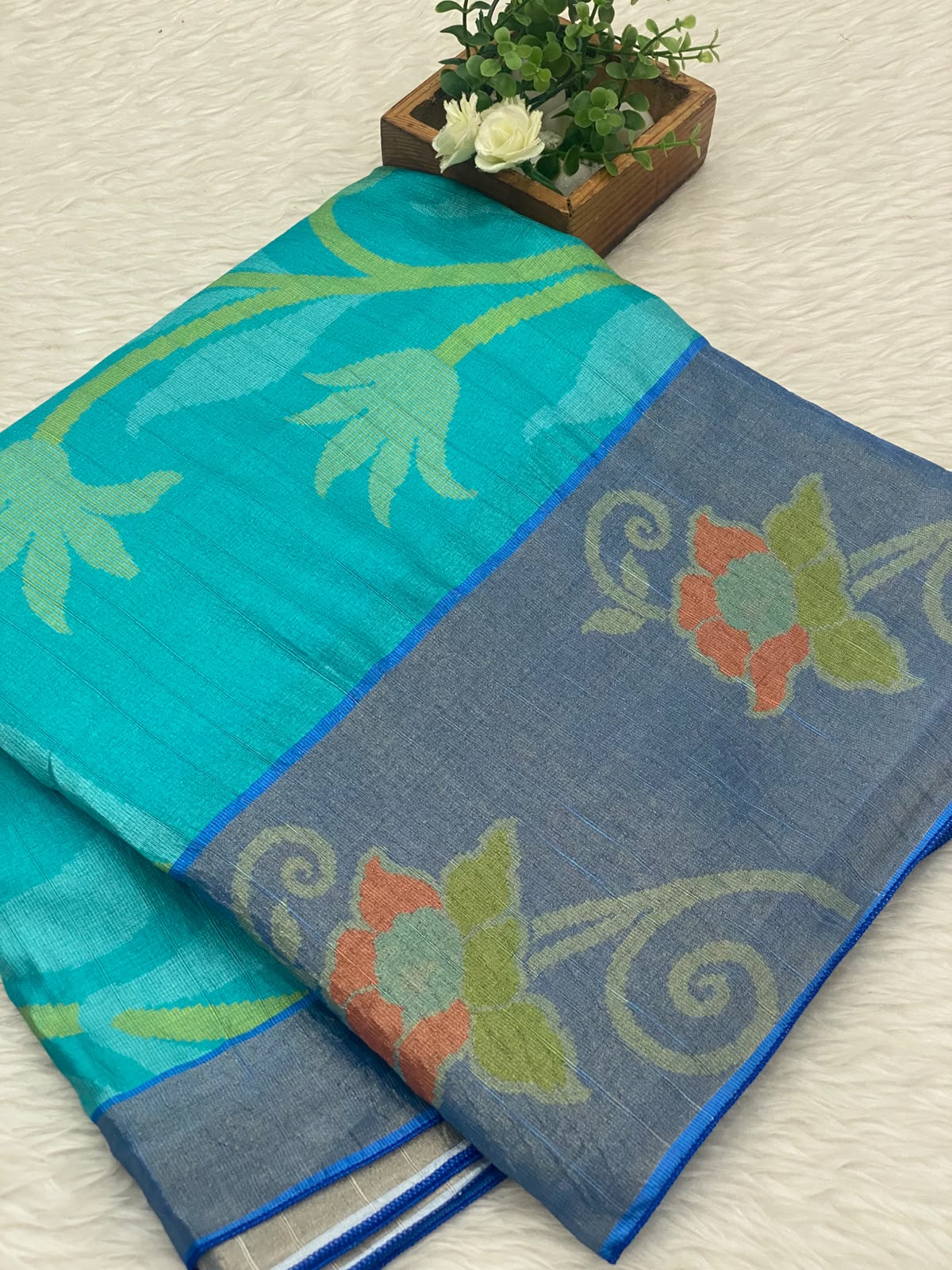 Pochampally Jute Silk Sarees
