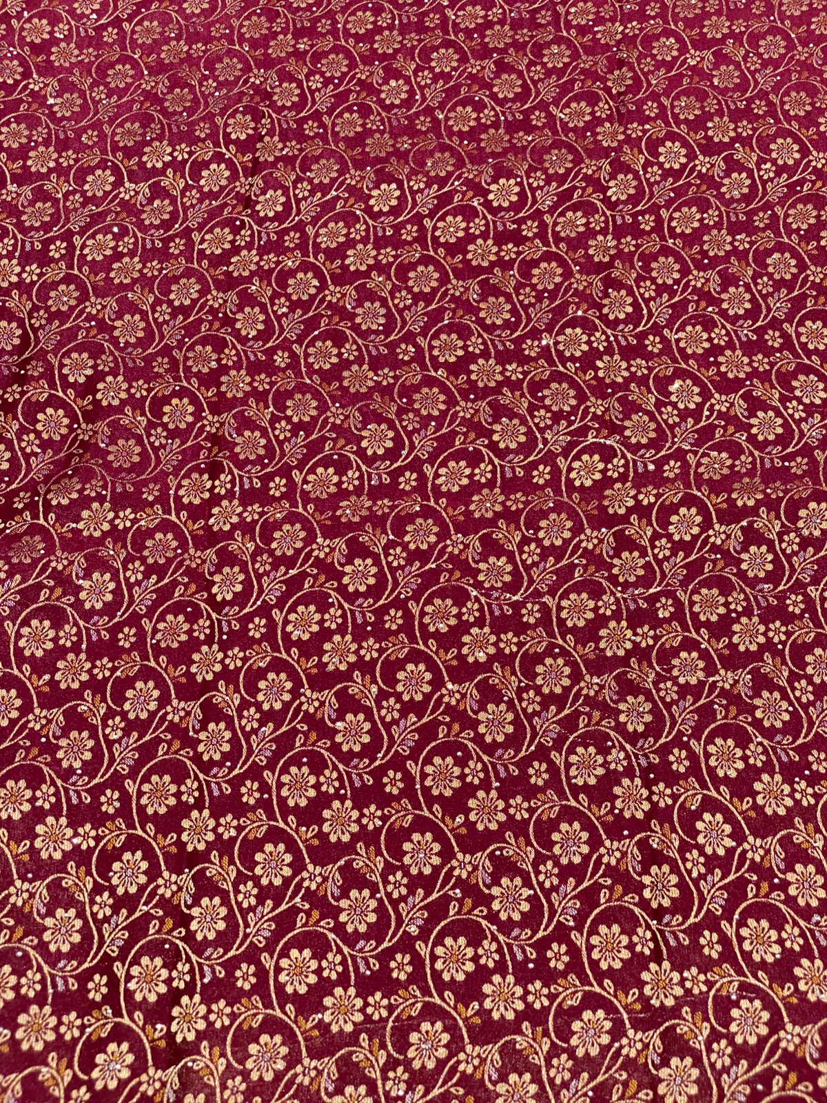 Satin Banarasi Brocade 1 mtr cut Blouse