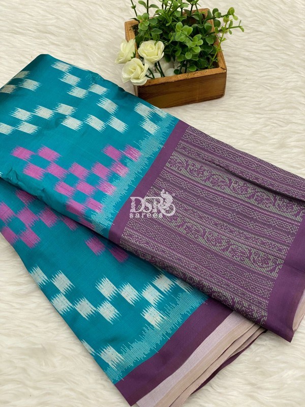 Tussar Munga Silk Saree