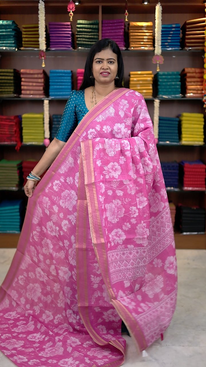 Linen Cotton Saree-Vol1