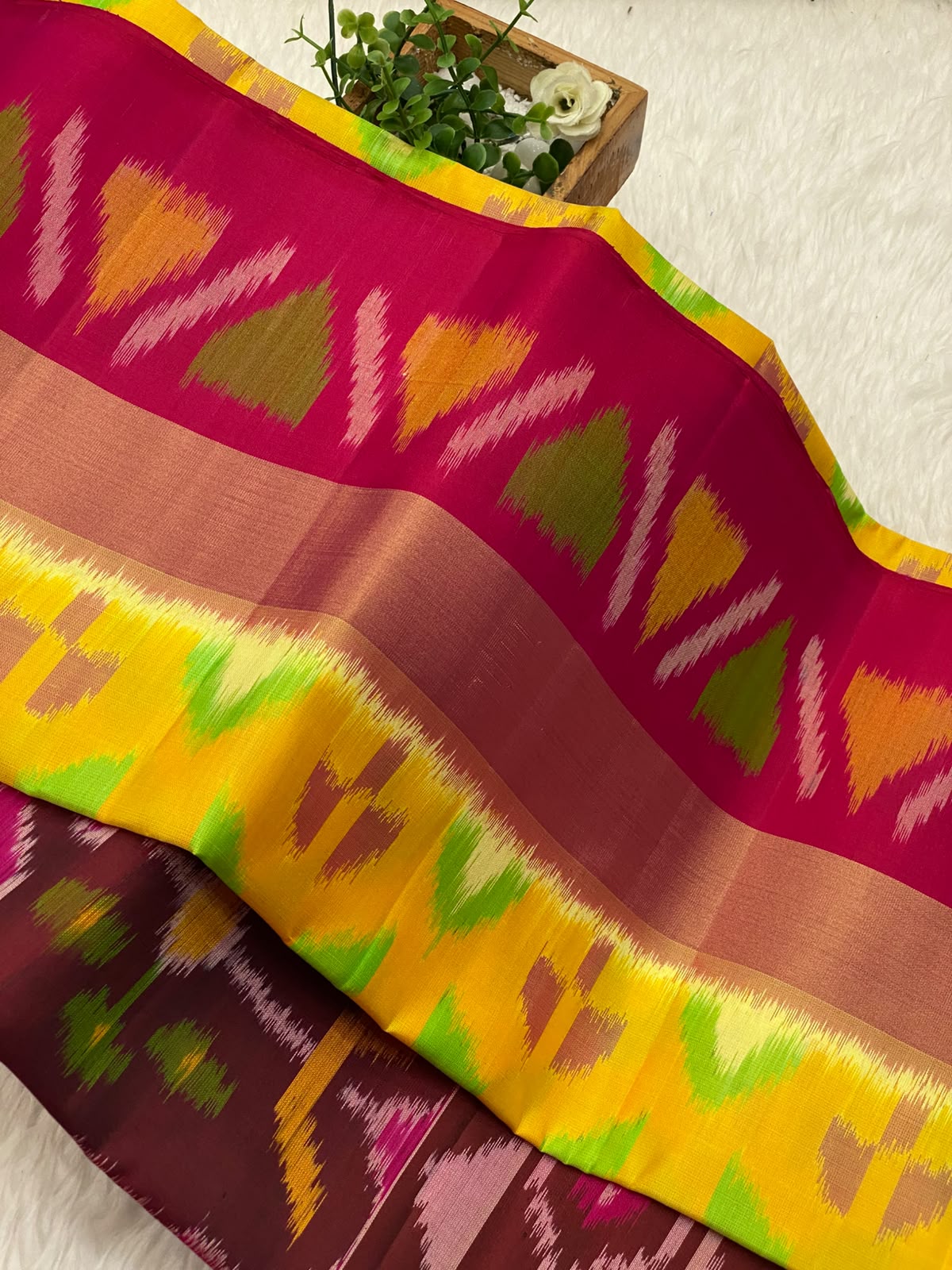 Pure Silk Pochampally Pattu Saree