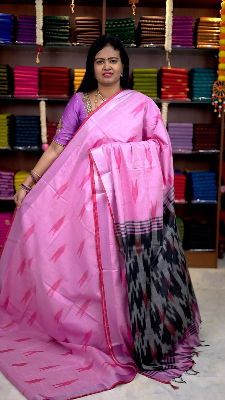 Art Linen Ikkat Sarees -VOL1