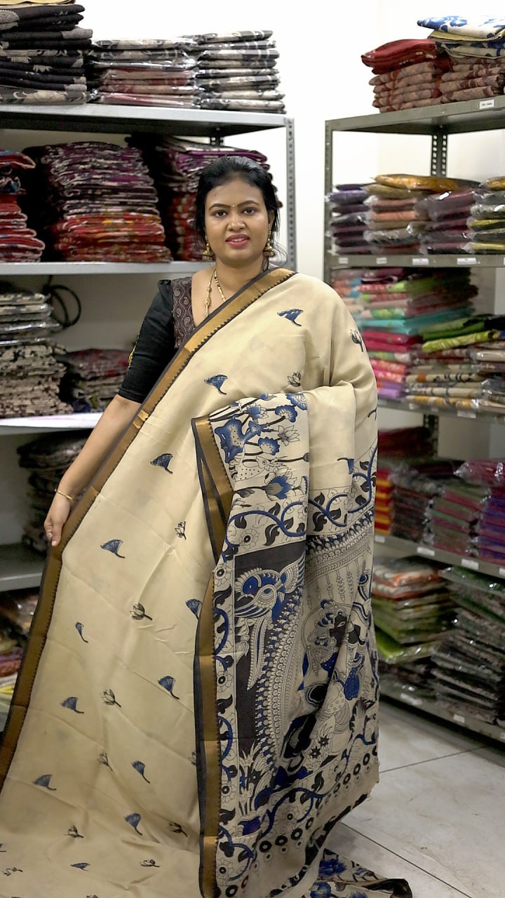 Chennuri Silk Kalamkari Saree
