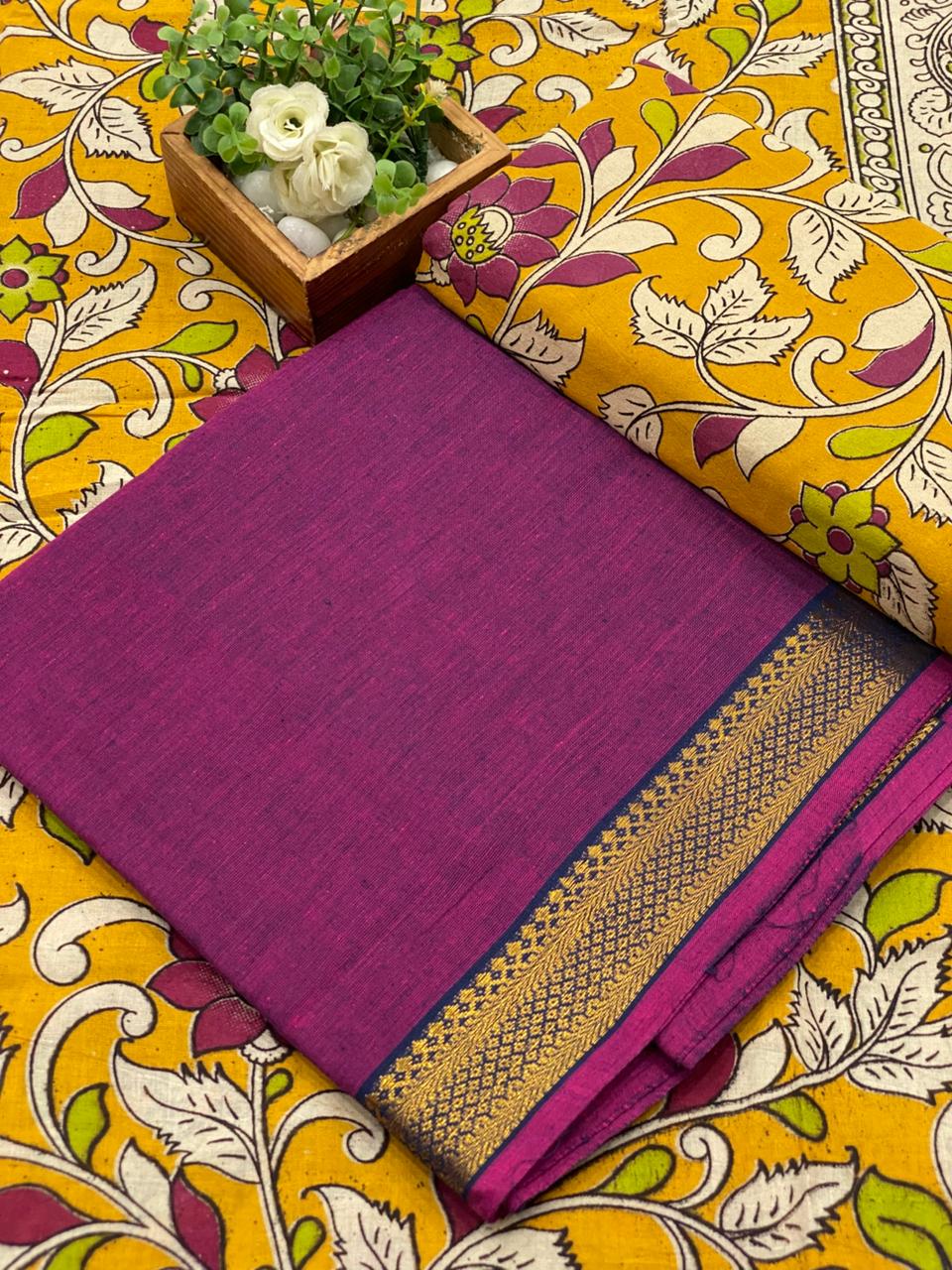 Mangalagiri Cotton Sets With Kalamkari