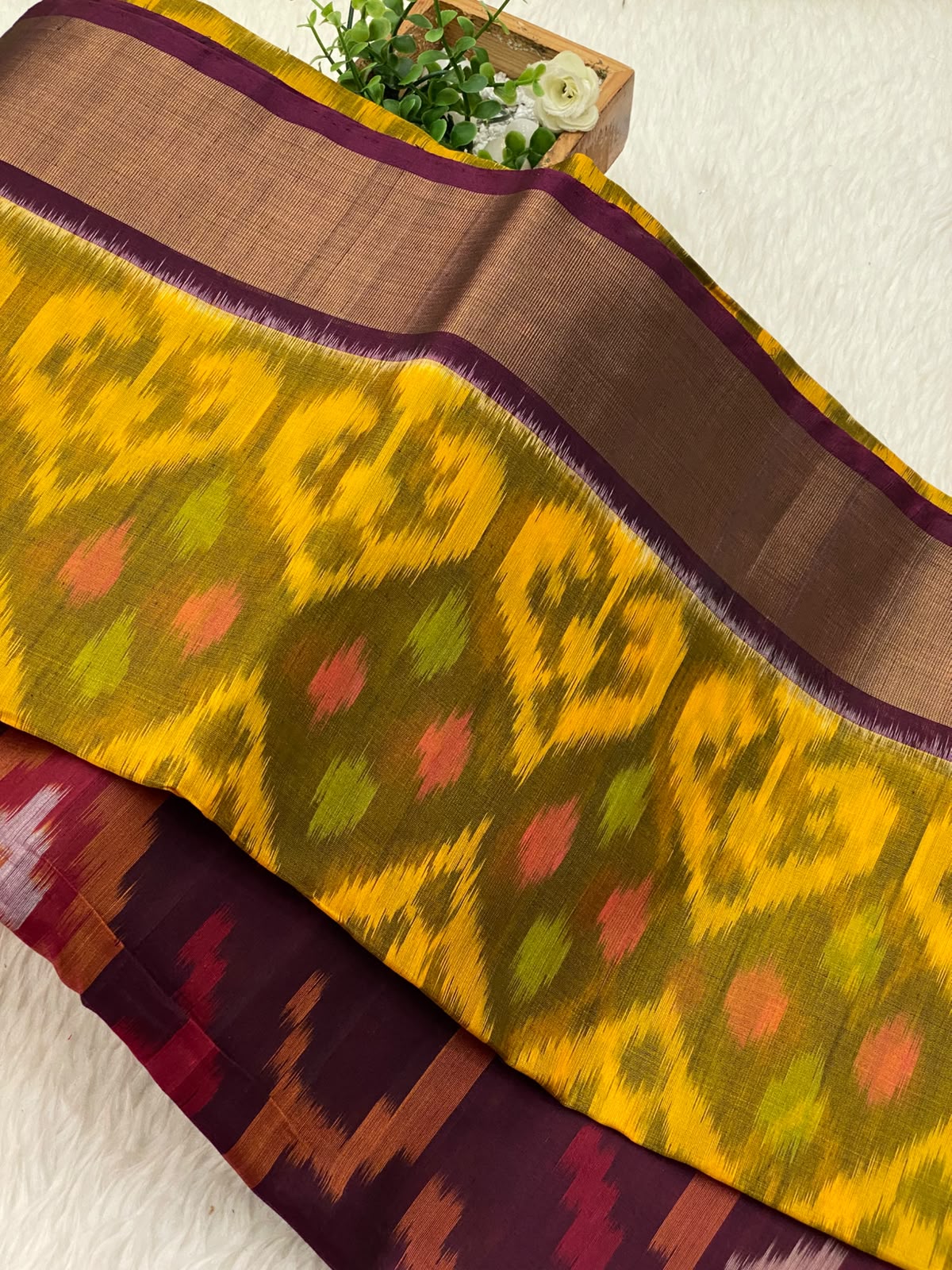 Silk Cotton Pochampally Saree