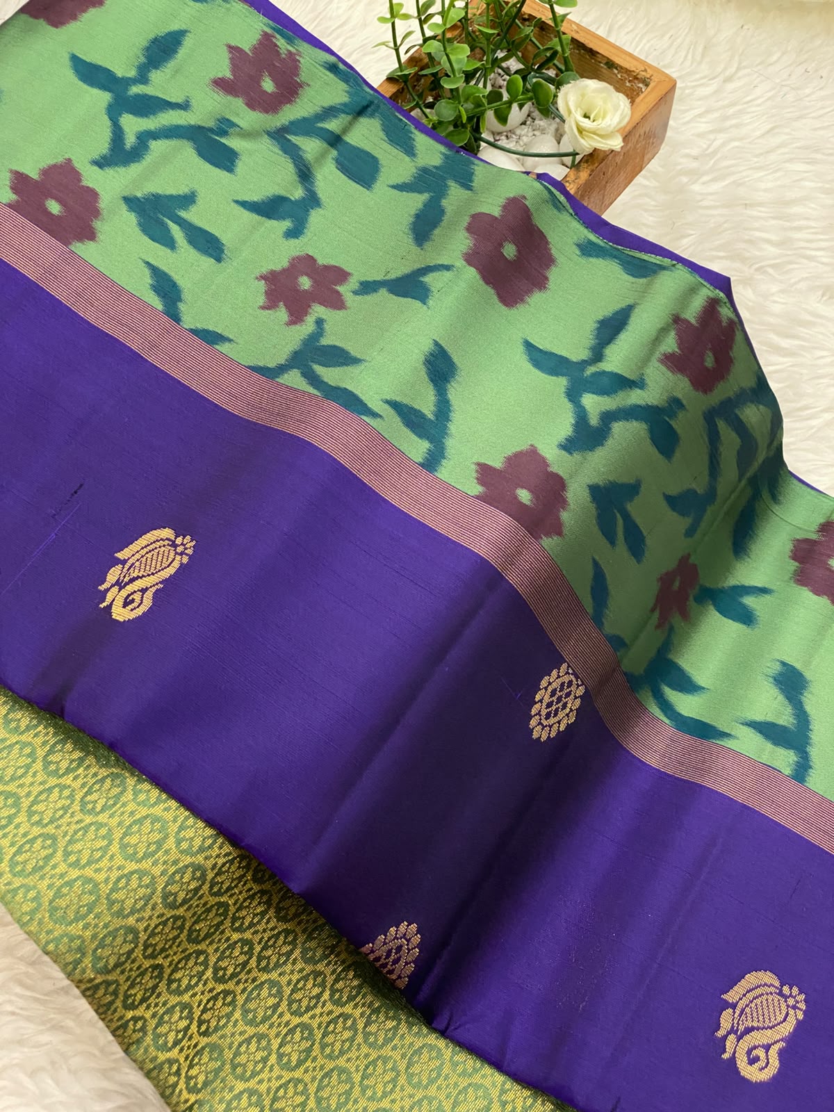 Pure Mix Pochampally Saree