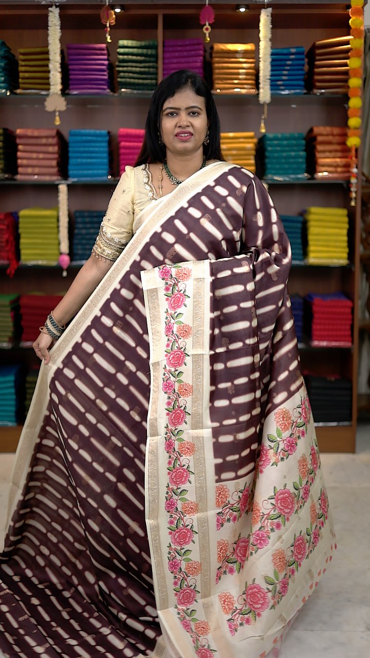 Shibori Silk Sarees