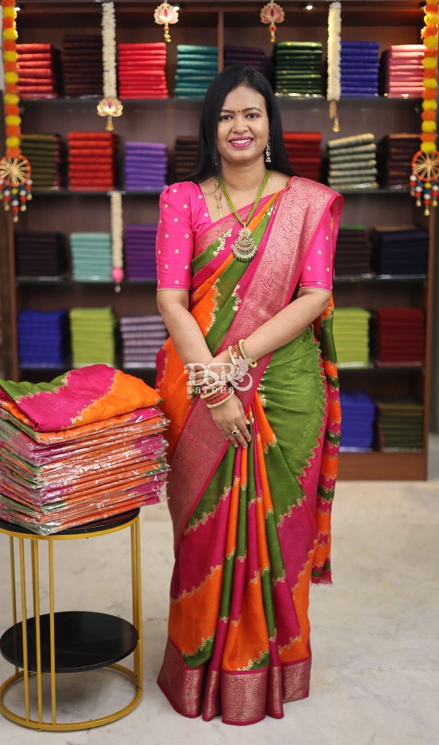 Georgette Dola Saree