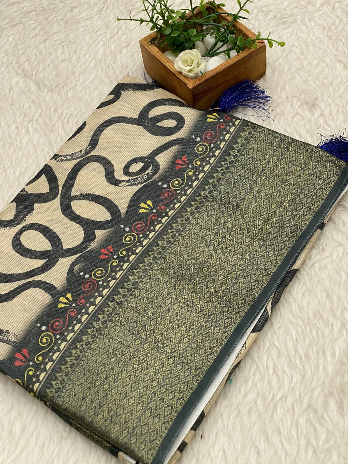 Kota Net Digital Print Saree