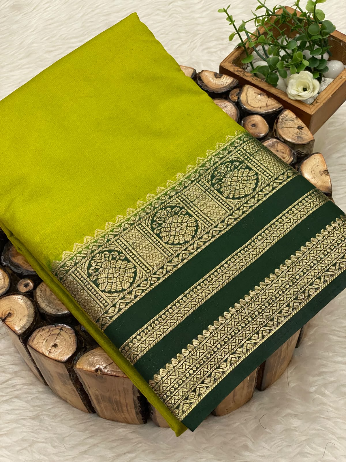 Semi Mysore Silk Saree