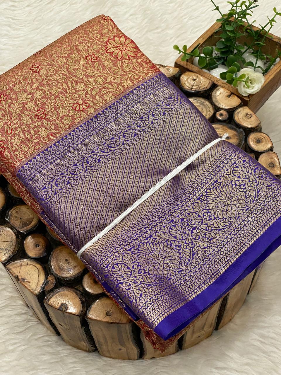 Tissue Bridal Saree - vol1