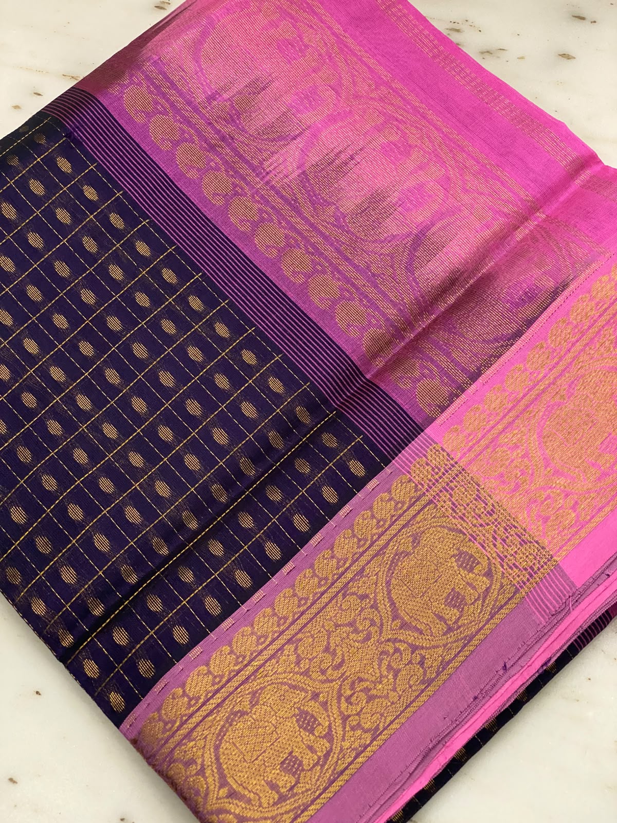 Korvai Silk Cotton Saree