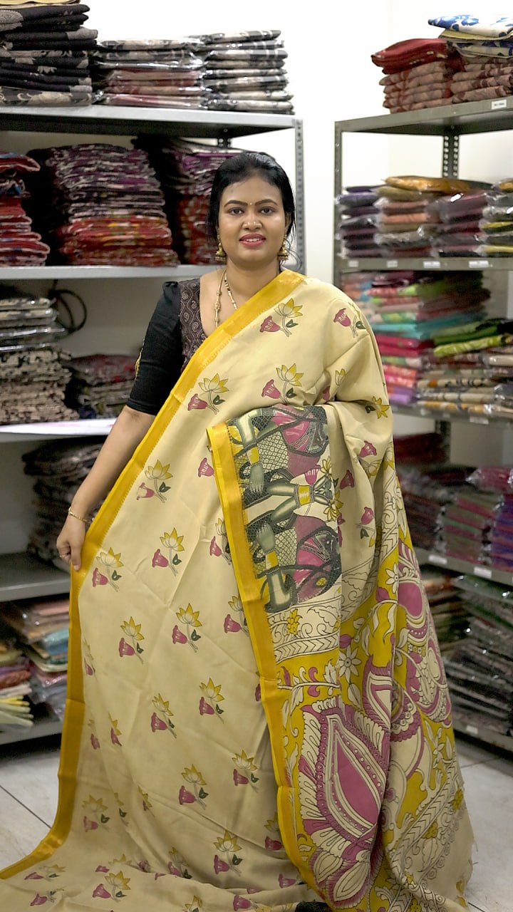 Chennuri Silk Kalamkari Saree