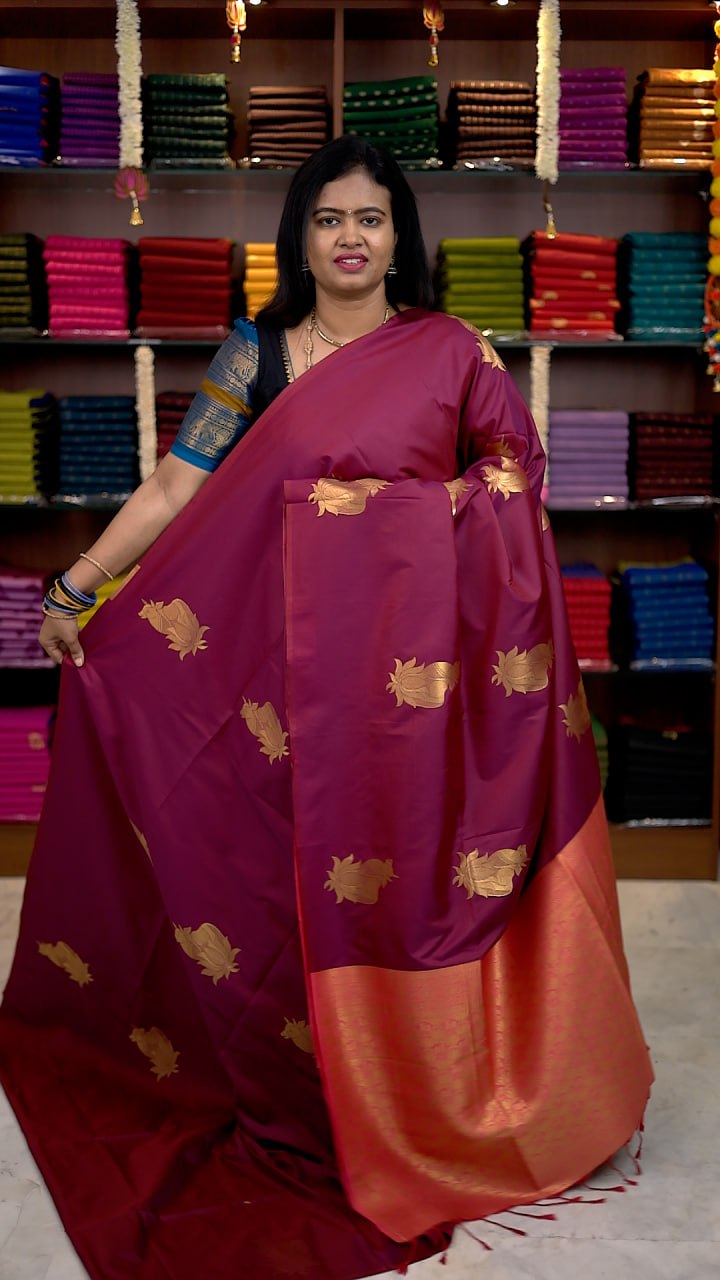 Borderless Soft Silk Saree - vol1