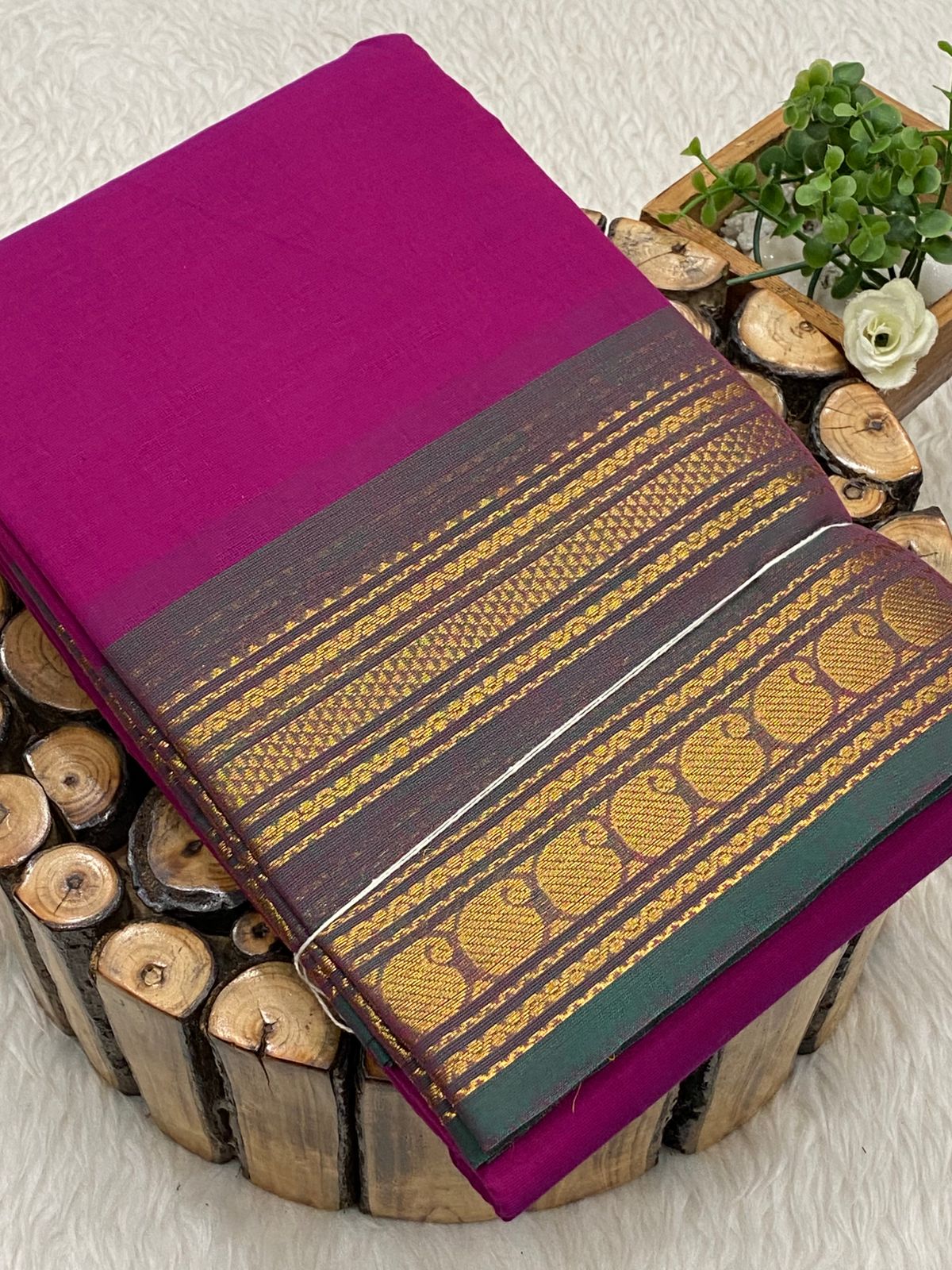 Chettinadu Cotton Saree W/B-Vol3