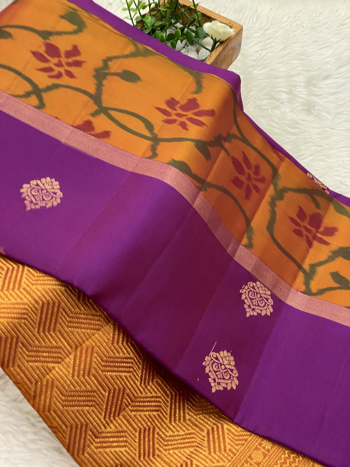 Pure Mix Pochampally Saree