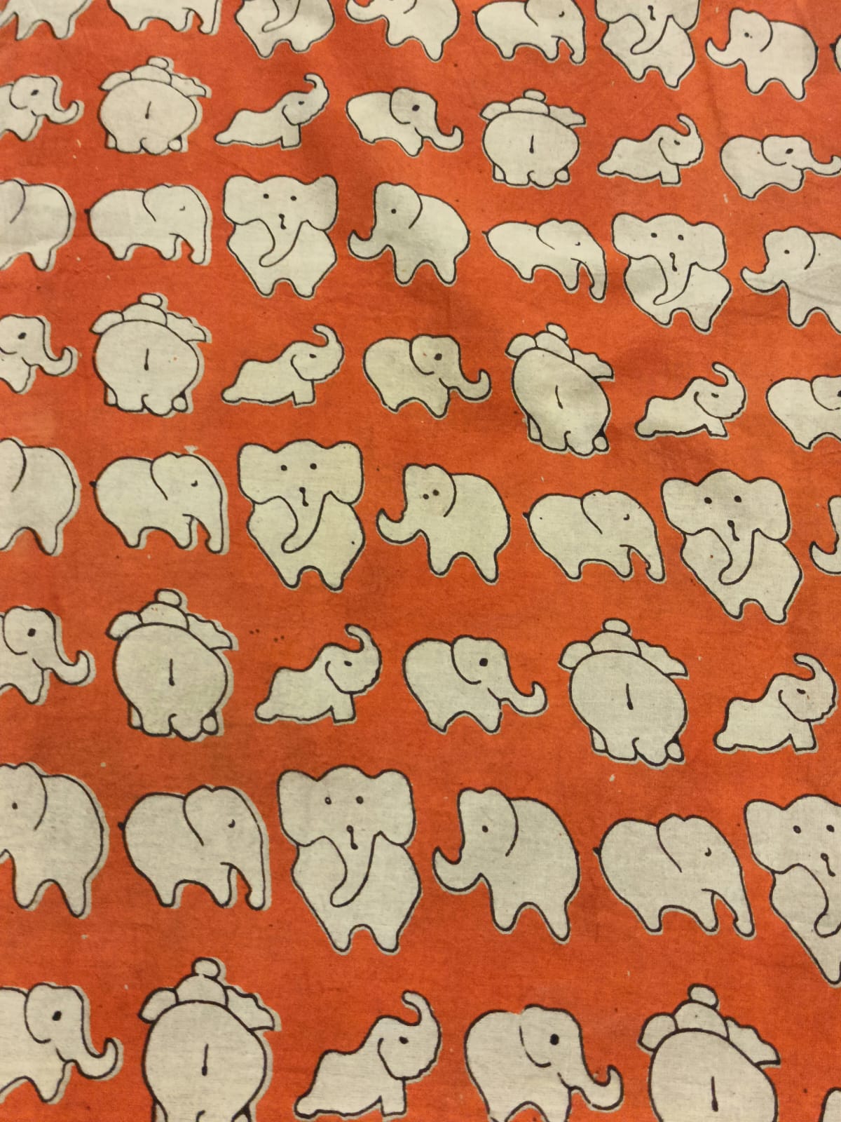 Kalamkari Cotton Printed 1 mtr cut Blouse