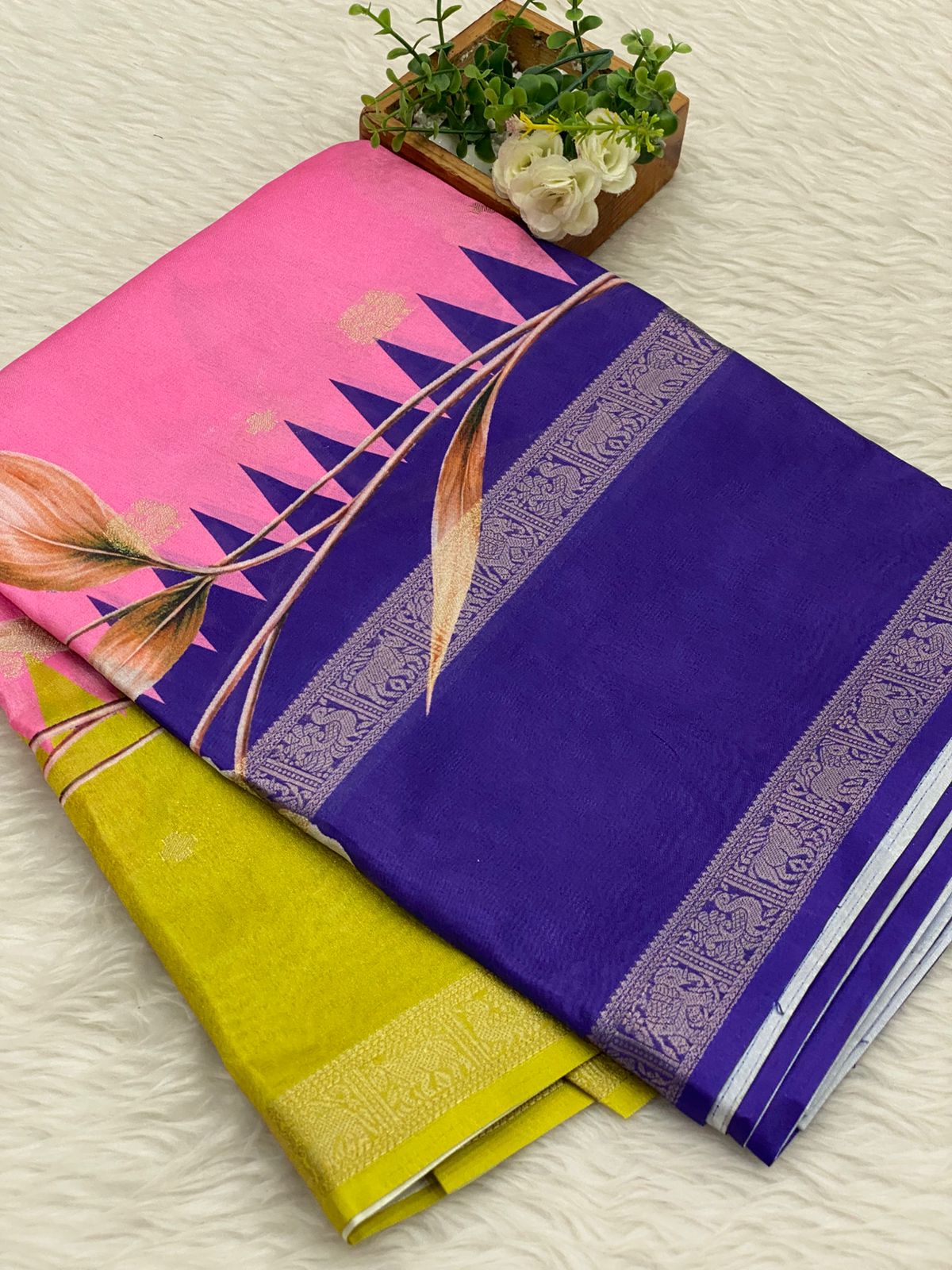Semi Dola Silk Sarees