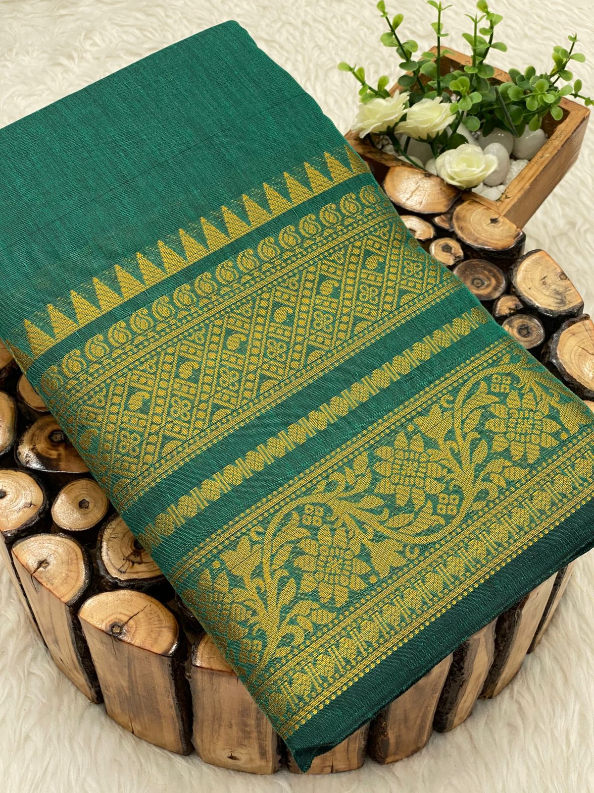 Poly Cotton Saree
