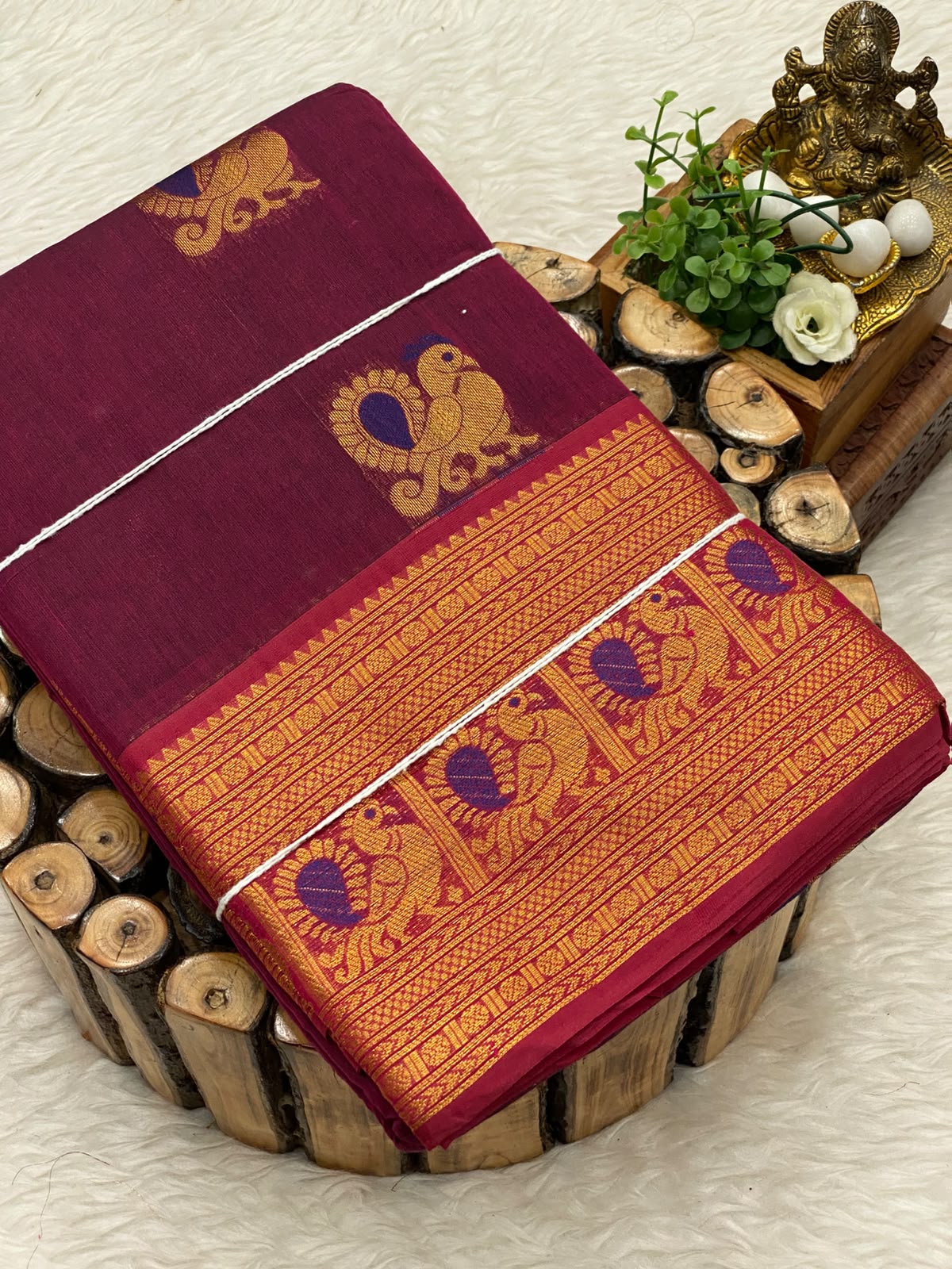 Kanchi Cotton Saree