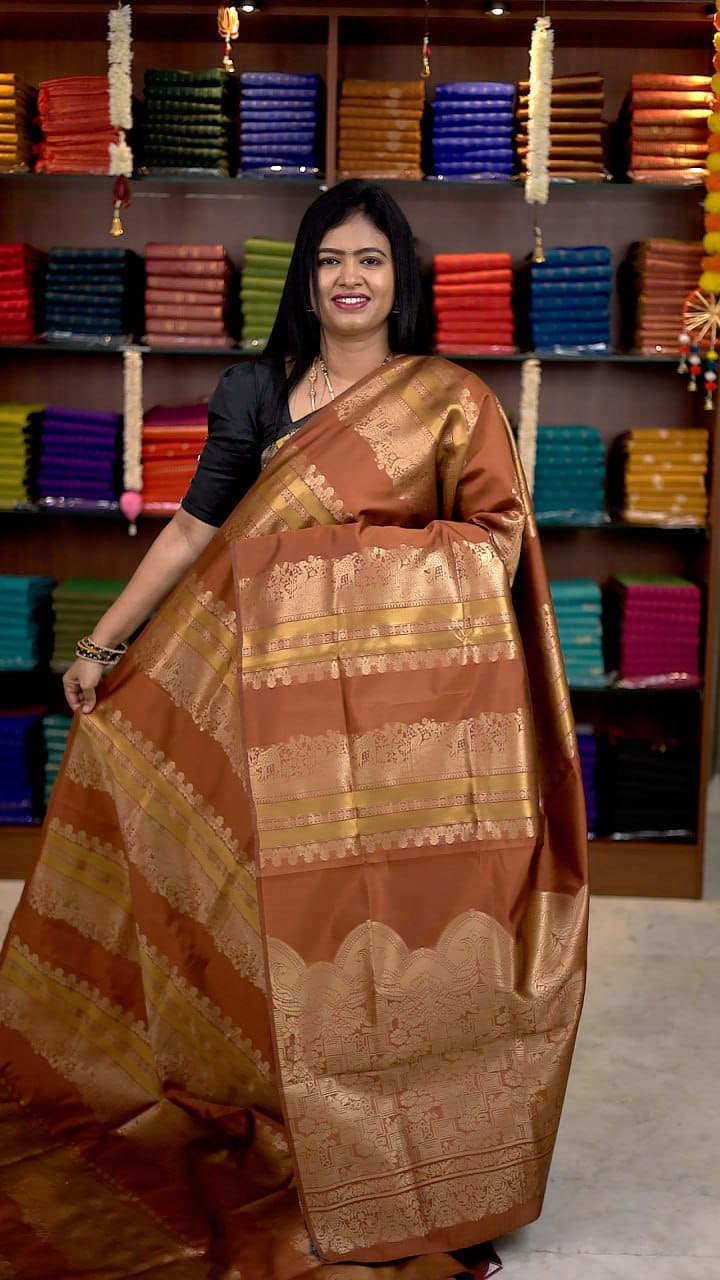Banarasi Semi Katan Bridal Saree