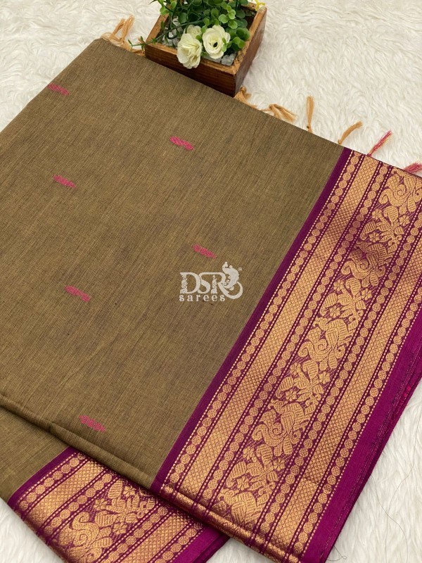 Chettinadu Cotton Butta saree