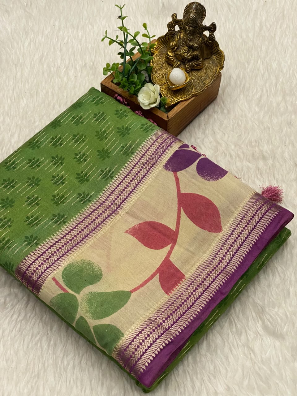 Banarasi Chanderi Cotton Saree