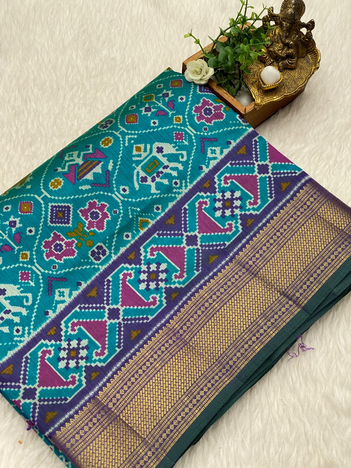 Semi Patola Silk Sarees