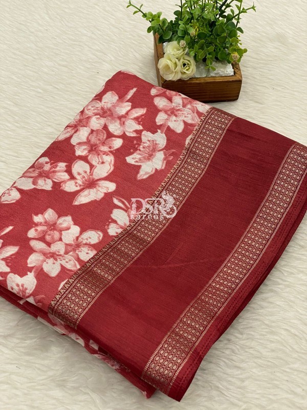 Viscose Chiffon Sarees -vol1