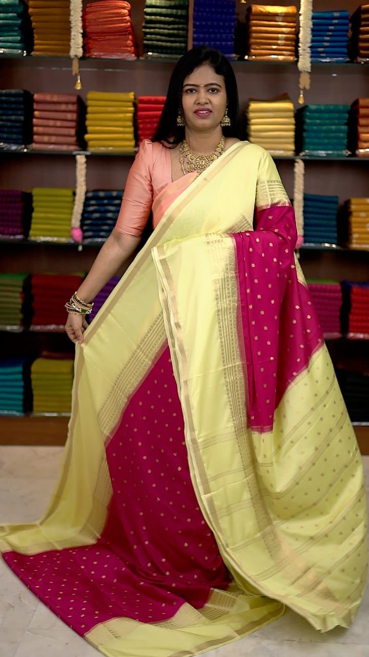 Premium Mysore Crepe Silk Sarees -VOL2