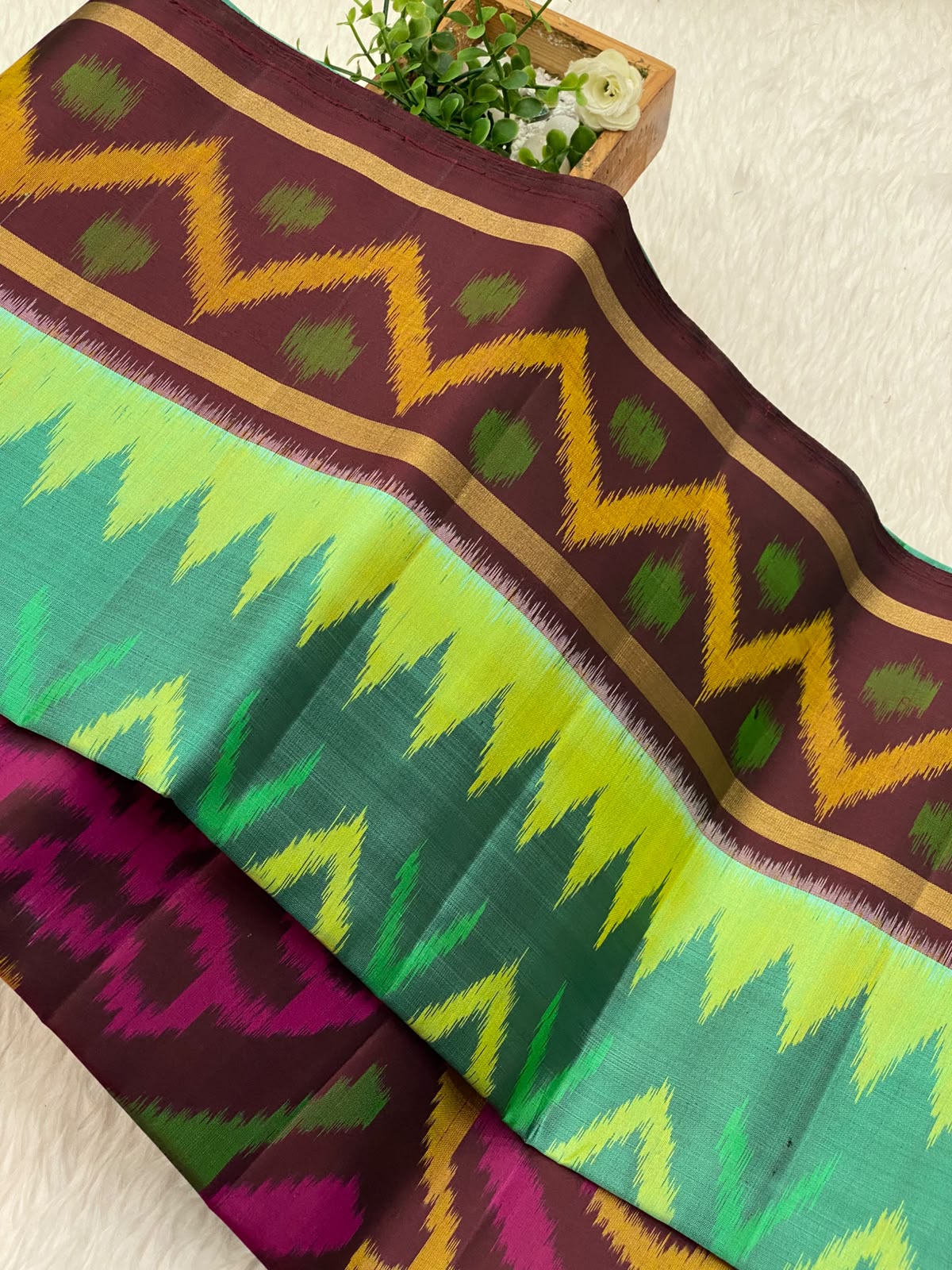 Pure Silk Pochampally Pattu Saree