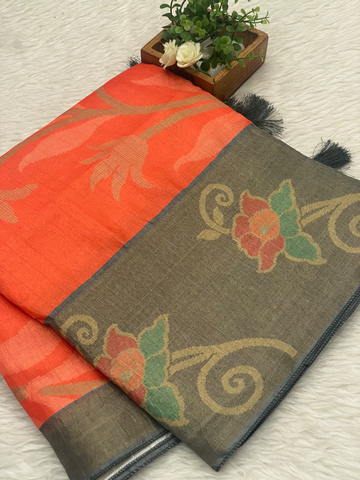 Pochampally Jute Silk Sarees